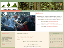 Tablet Screenshot of campnoelporter.org